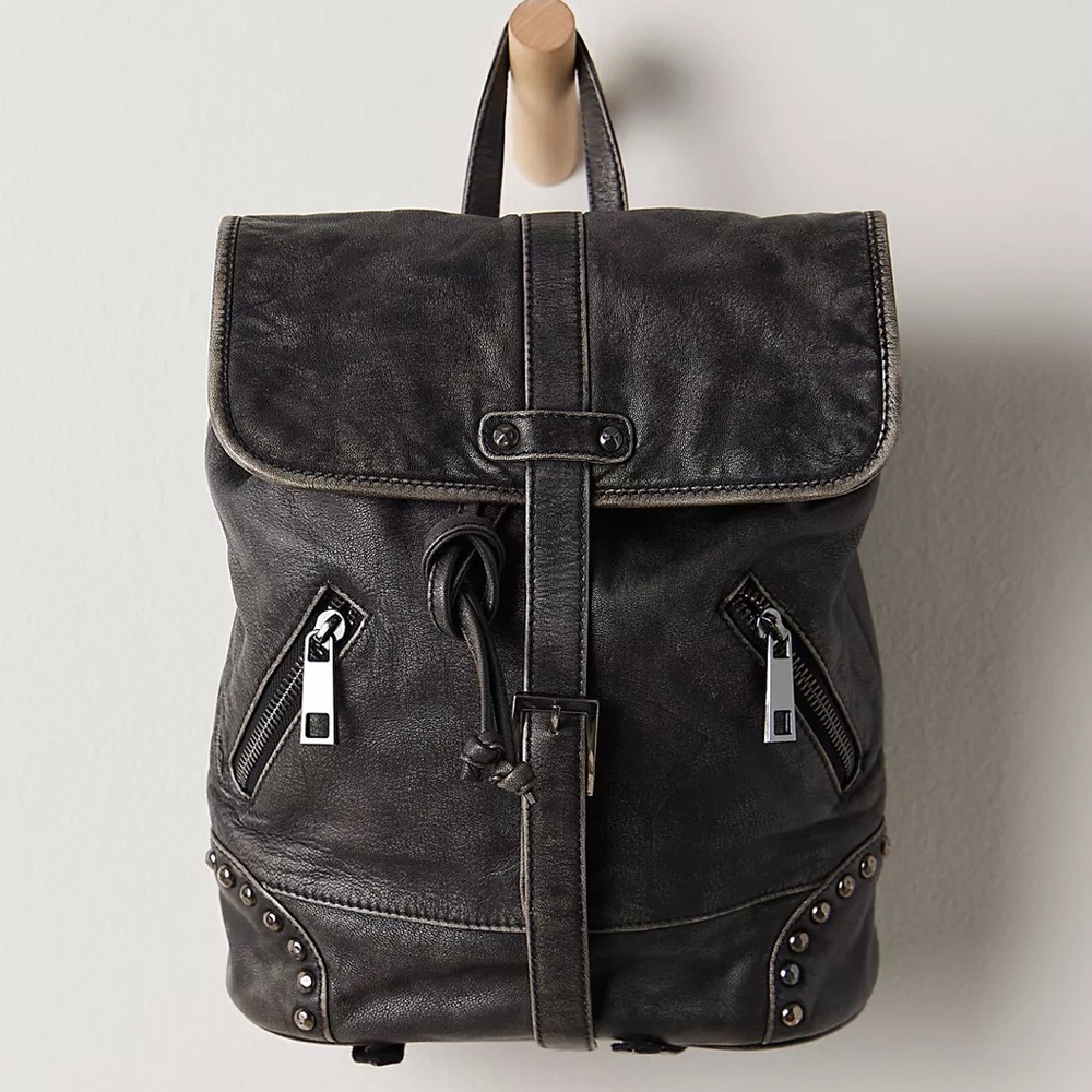 Free People Leather Backpack